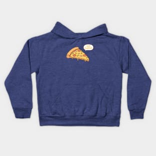 Cute Pizza Slice Say Cheese Funny Kids Hoodie